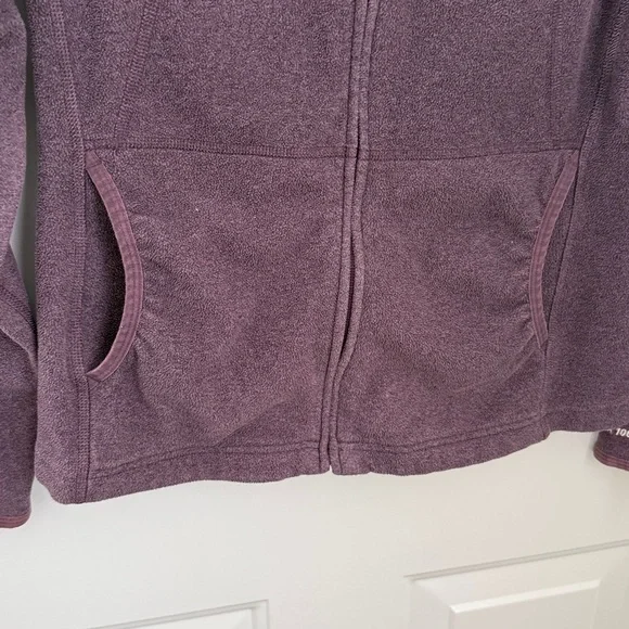 The North Face Women's TKA 100 Grape Fleece Full Zip Hoodie - Size Medium - Picture 5 of 12